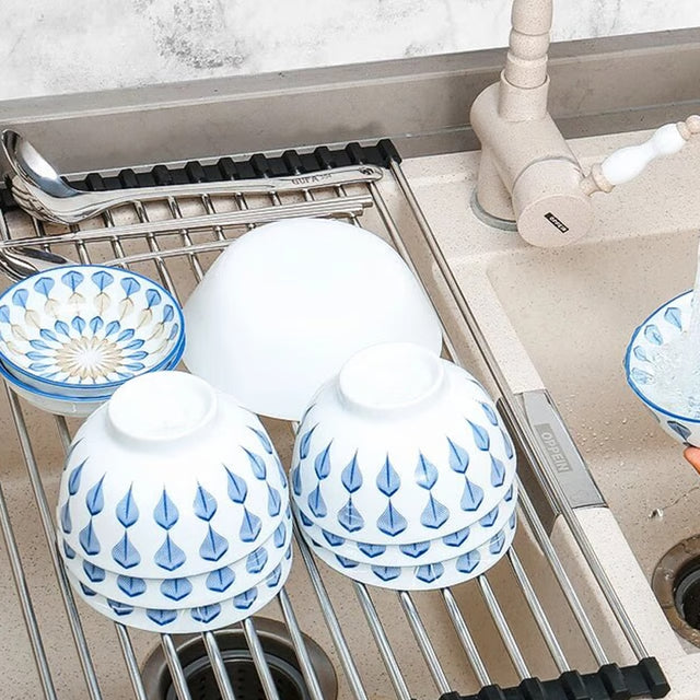 Stainless Steel Roll-Up Drying Rack